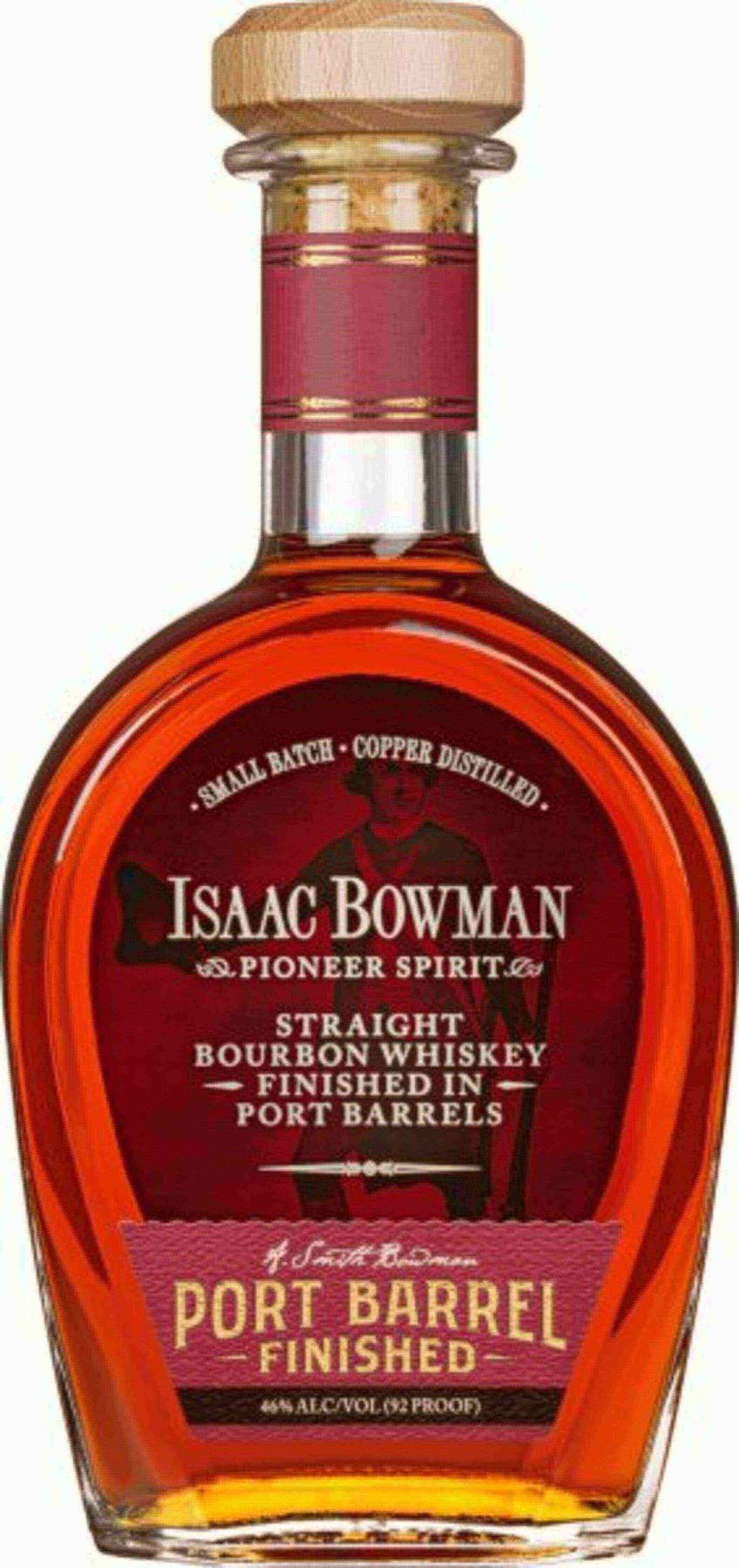 Isaac Bowman Bourbon Port Barrel Finished - Flask Fine Wine & Whisky