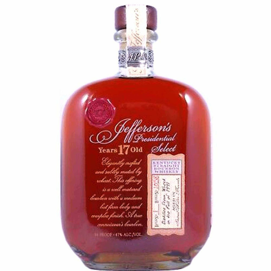 Jeffersons Presidential Select Bourbon 17 Year Batch 13 - Flask Fine Wine & Whisky