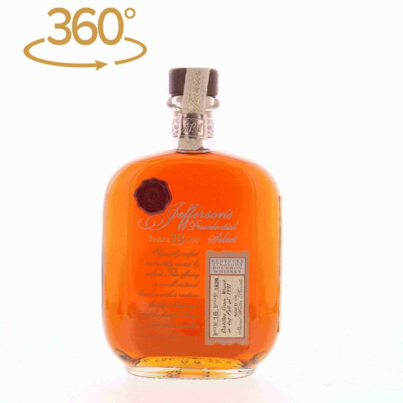 Jefferson's Presidential Select 1991 18 Year Old Bourbon Batch 16 / Stitzel-Weller - Flask Fine Wine & Whisky