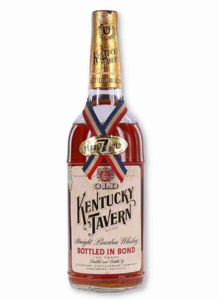 Kentucky Tavern 7 Year Old Straight Bourbon Bottled in Bond 1950 100 Proof - Flask Fine Wine & Whisky