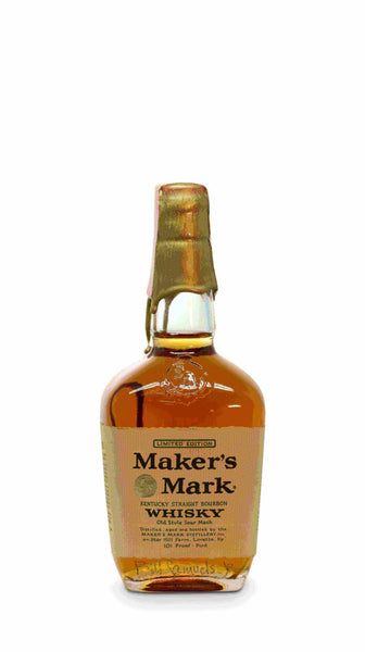 Makers Mark Gold Wax 101 Proof Limited Edition Autographed Pint