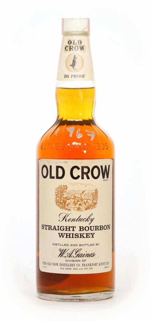 Old Crow Kentucky Straight Bourbon bottled 1967 - Flask Fine Wine & Whisky