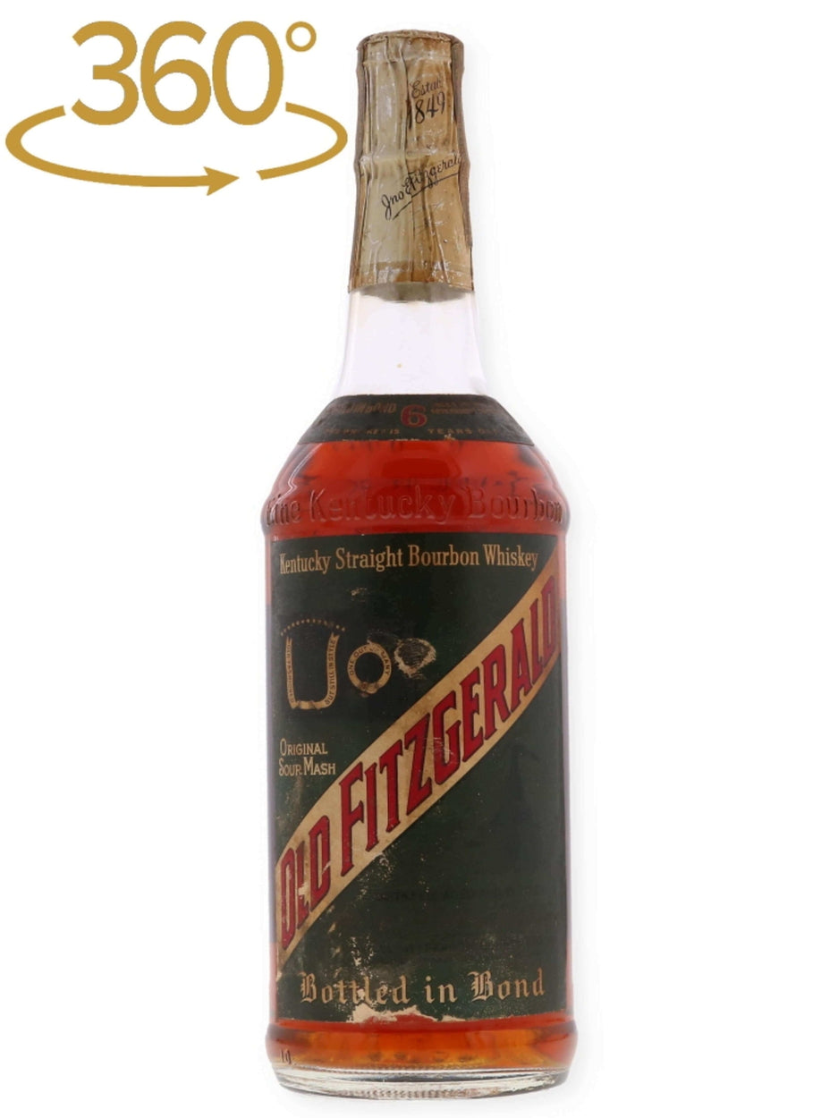 Old Fitzgerald 6 Year Old Bourbon Bottled in Bond 86 Proof 1968 / Stitzel-Weller 4/5 Quart - Flask Fine Wine & Whisky