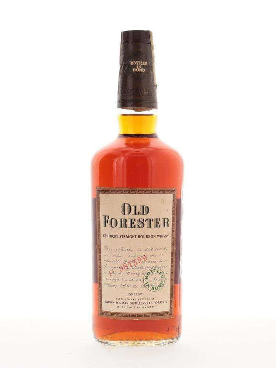 Old Forester Bourbon Bottled In Bond 1969 1 Quart - Flask Fine Wine & Whisky