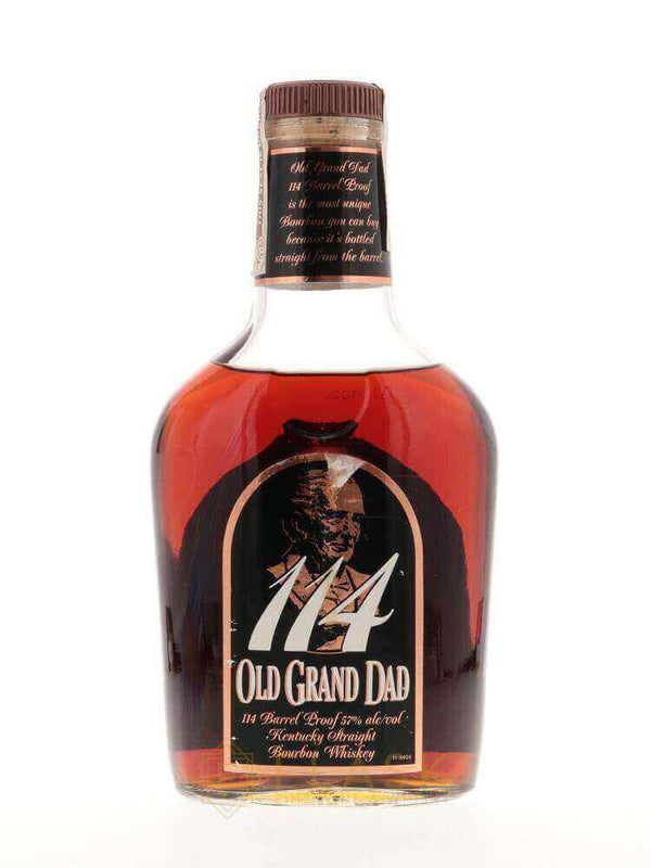 Old Grand Dad 114 Barrel Proof Bourbon 1991 Lot No.1 / 86259 - Flask Fine Wine & Whisky