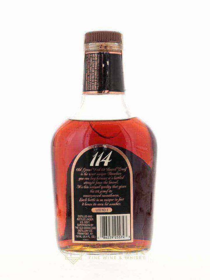 Old Grand Dad 114 Barrel Proof Bourbon 1991 Lot No.1 / 86259 - Flask Fine Wine & Whisky