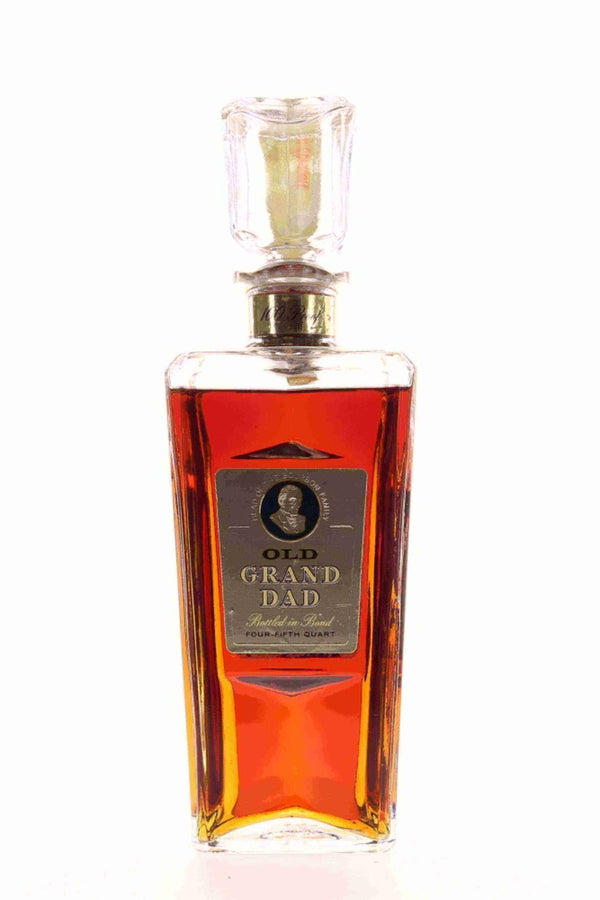 Old Grand Dad 1956 Bourbon Bottled in Bond 100 Proof Decanter 4/5 Quart - Flask Fine Wine & Whisky