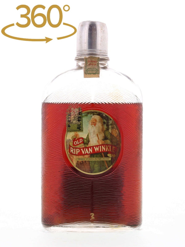 Old Rip van Winkle Prohibition Quart Distilled 1917 - Flask Fine Wine & Whisky
