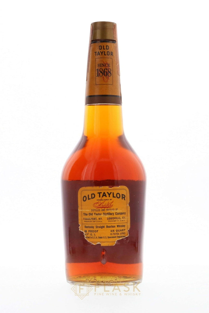 Old Taylor 1973 86pf 4/5 Quart Export - Flask Fine Wine & Whisky