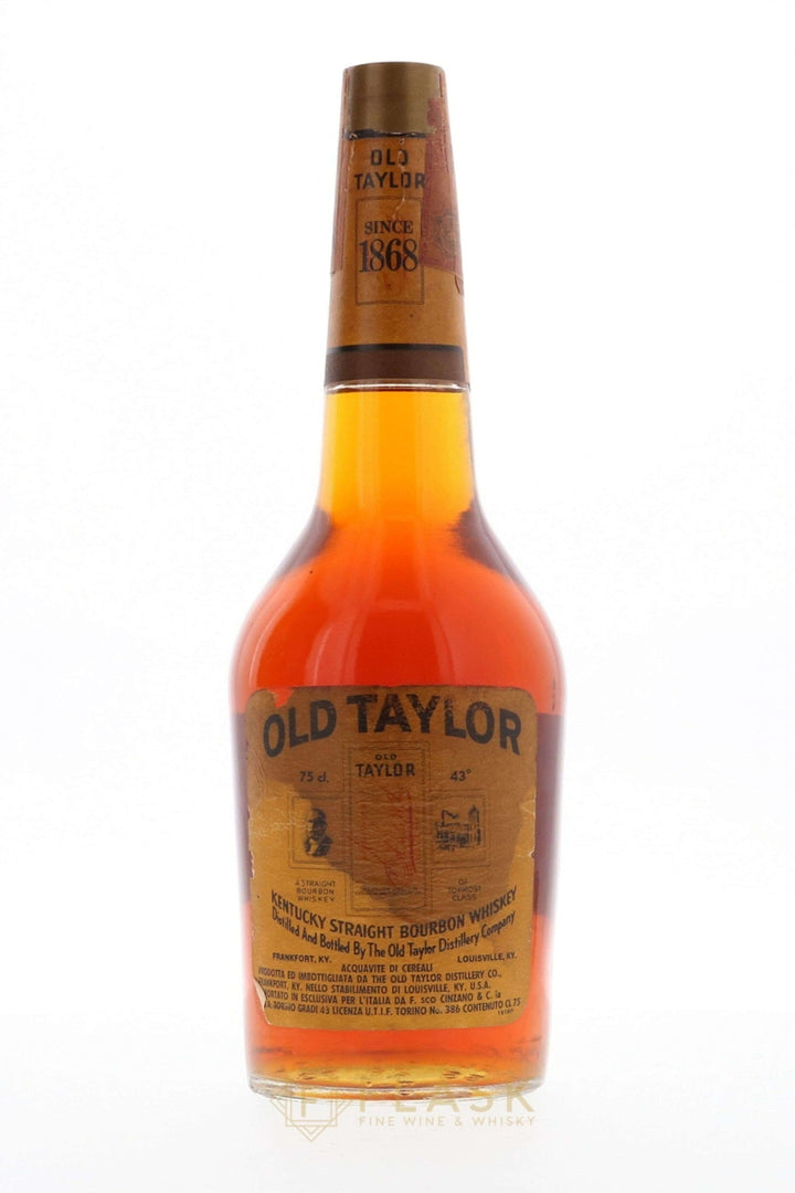 Old Taylor 1973 86pf 4/5 Quart Export - Flask Fine Wine & Whisky