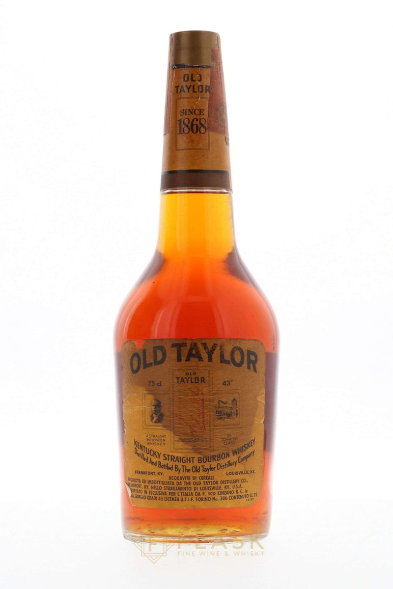 Old Taylor 1973 86pf 4/5 Quart Export - Flask Fine Wine & Whisky