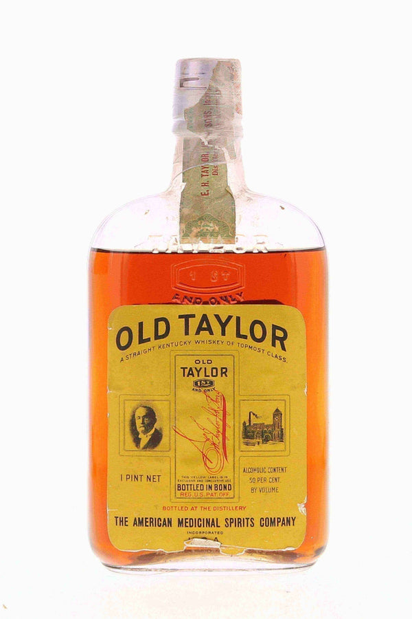 Old Taylor Bottled in Bond 100 Proof 1933 1 Pint - Flask Fine Wine & Whisky