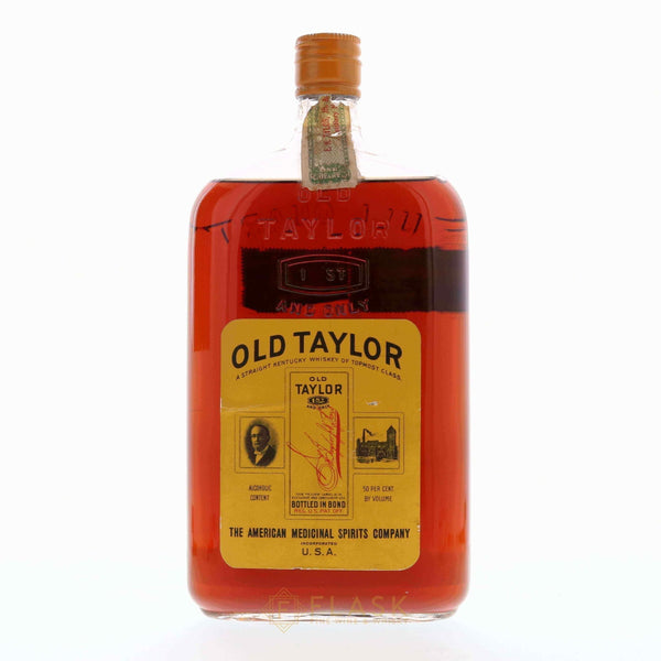 Old Taylor 1917 Prohibition Era American Medicinal Spirits Co