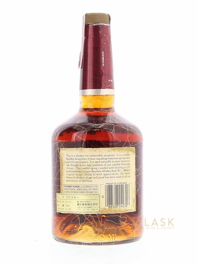 Old Weller Original 107 Proof 7 Year Old Bourbon Gold Vein Stitzel Weller /Export - Flask Fine Wine & Whisky