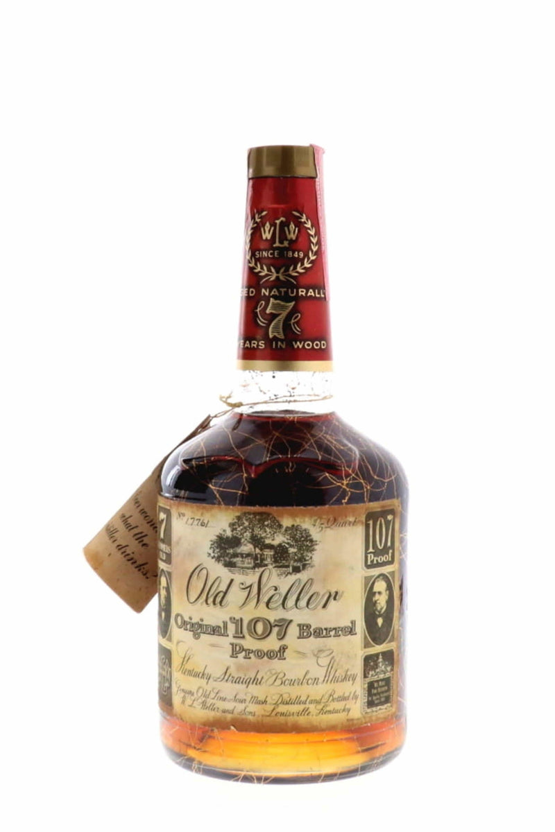 Old Weller Original 107 Proof, Stitzel Weller Distillery, Gold Vein, Bottled 1970s - Flask Fine Wine & Whisky