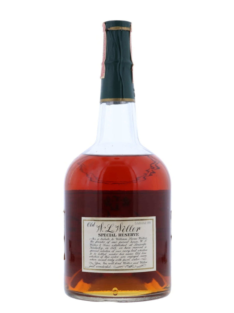 Old WL Weller 7 Year Old Special Reserve Bourbon Stitzel-Weller Quart 1970s - Flask Fine Wine & Whisky