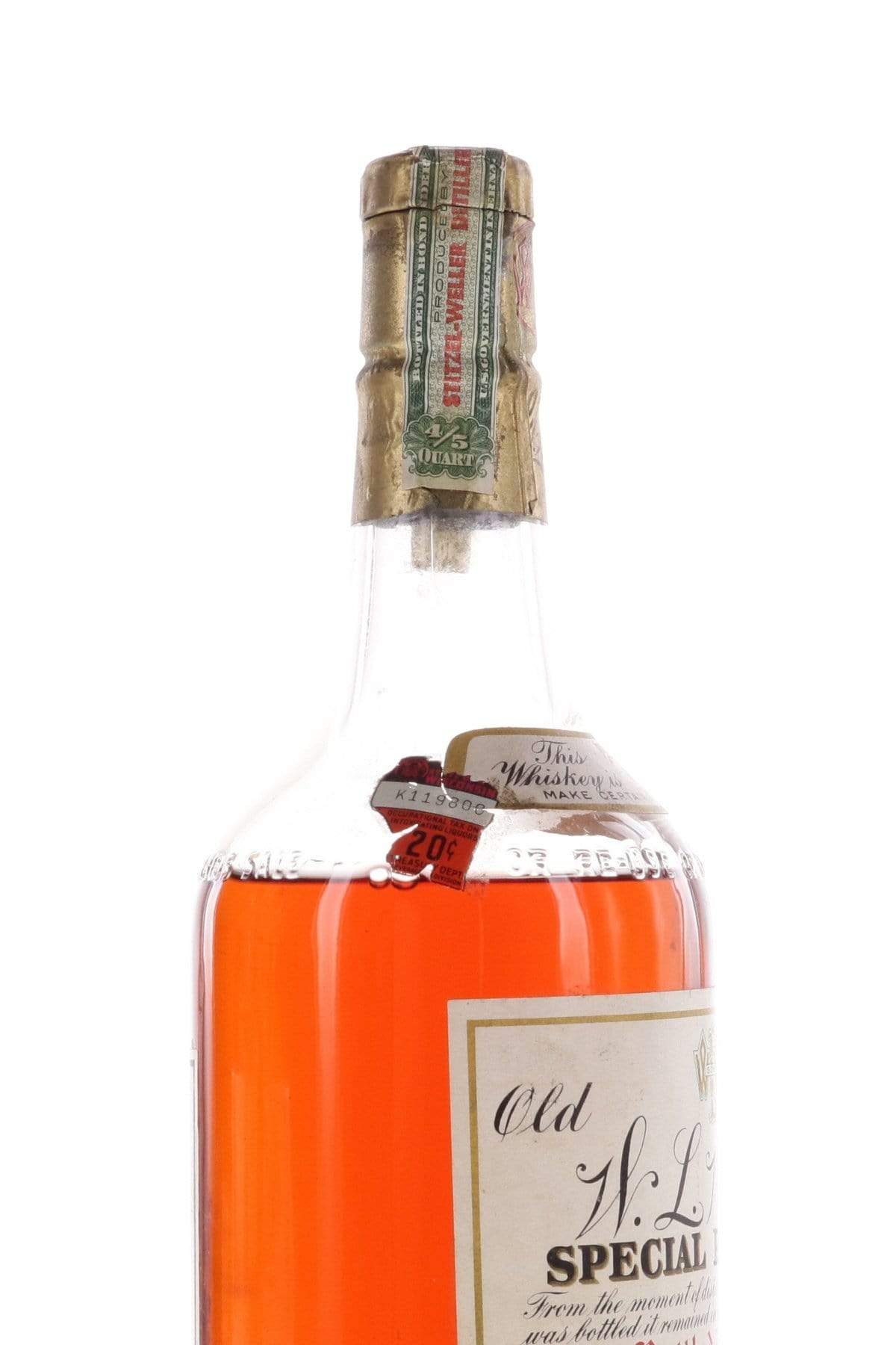 Old WL Weller Special Reserve 7 Year Old Bottled in Bond Bourbon