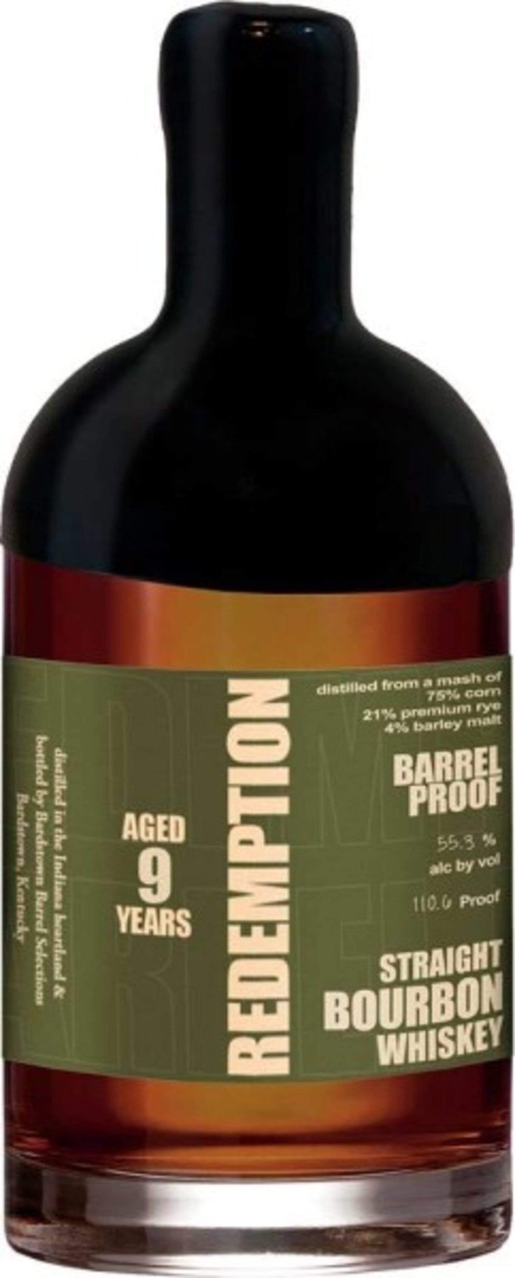 Redemption 9 Year Old Bourbon Barrel Proof - Flask Fine Wine & Whisky