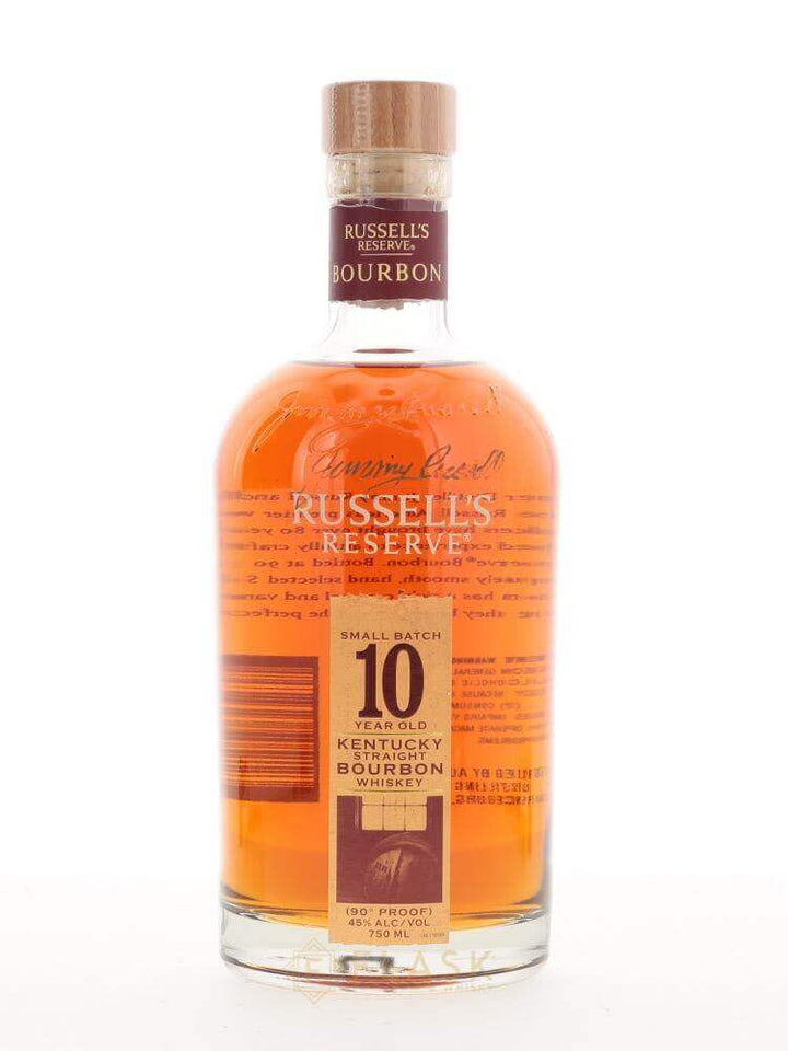 Russells Reserve 10 Year Old Small Batch / Old Label / Jimmy Russell Autographed - Flask Fine Wine & Whisky