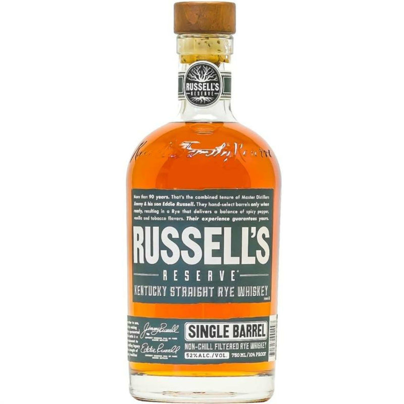 Russells Reserve Single Barrel Rye 104 proof - Flask Fine Wine & Whisky