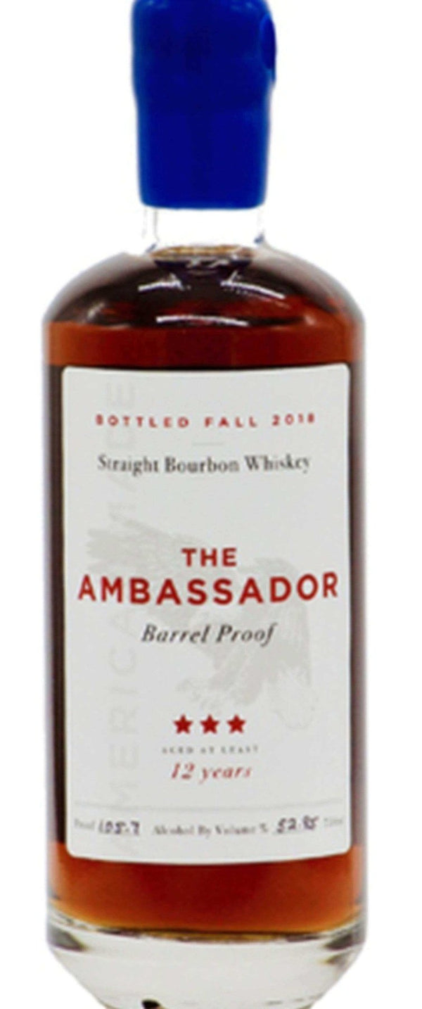 The Ambassador Straight Bourbon 12 Yr - Flask Fine Wine & Whisky
