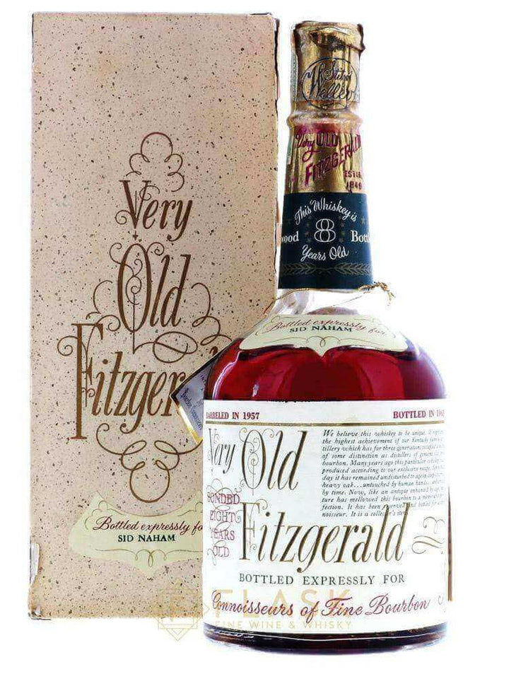 Very Old Fitzgerald 1957 8 Year Old Bourbon Stitzel Weller 4/5 Quart Private Label - Flask Fine Wine & Whisky