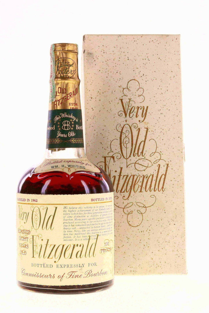 Very Old Fitzgerald 1962 Bottled in Bond 8 Year Old Bourbon 100 Proof / Stitzel-Weller - Flask Fine Wine & Whisky