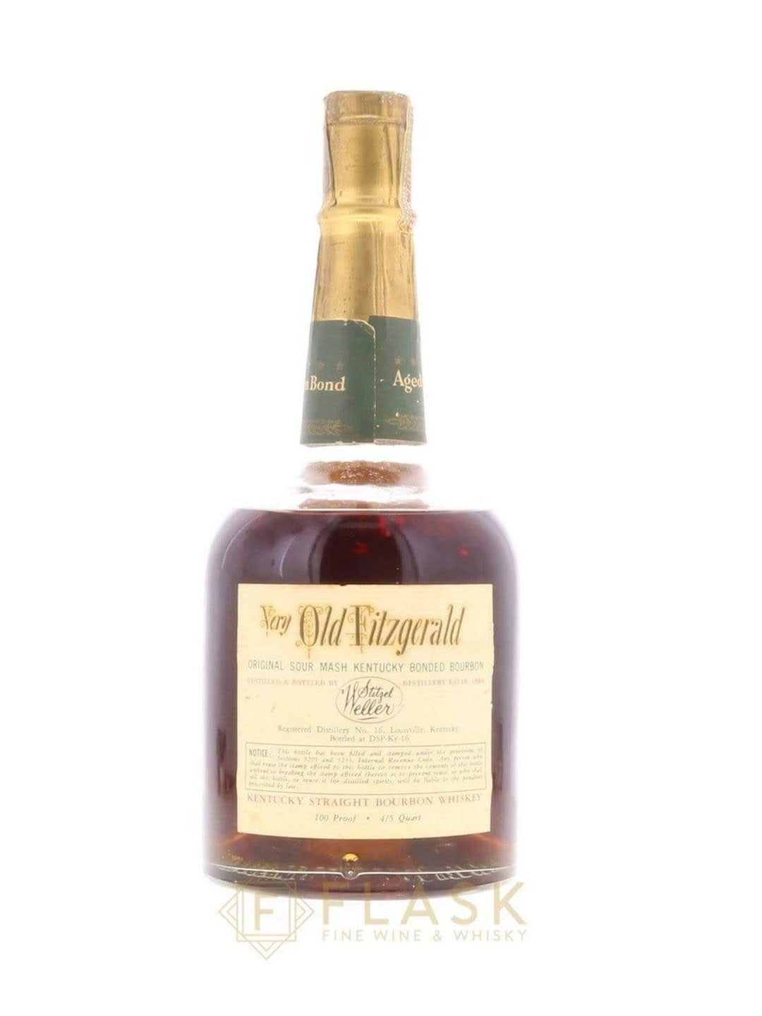 Very Old Fitzgerald Bourbon 1960 100 proof Bottled in Bond / Stitzel Weller - Flask Fine Wine & Whisky