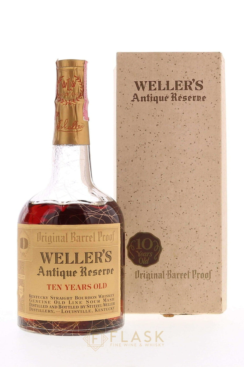 Weller Antique Reserve Original Barrel Proof 10 Year Old 4/5 Quart 110 Proof Bourbon / Stitzel Weller - Flask Fine Wine & Whisky