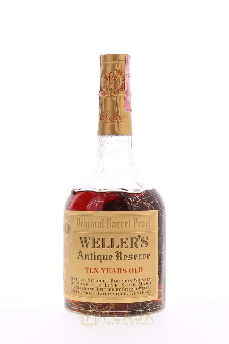 Weller Antique Reserve Original Barrel Proof 10 Year Old 4/5 Quart 110 Proof Bourbon / Stitzel Weller - Flask Fine Wine & Whisky