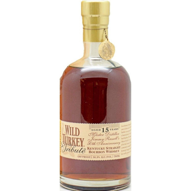 Wild Turkey Tribute 15 Year Old 101 Proof Bourbon 2004 / Jimmy Russell 50th Anniversary - Flask Fine Wine & Whisky