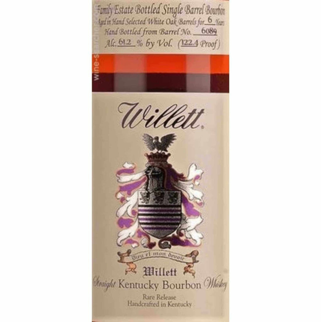 Willett Family Estate 6 Year Old Single Barrel Selected by Mikes Whiskeyhandel Bourbon- Barrel #1446 125.6 proof wax top - Flask Fine Wine & Whisky