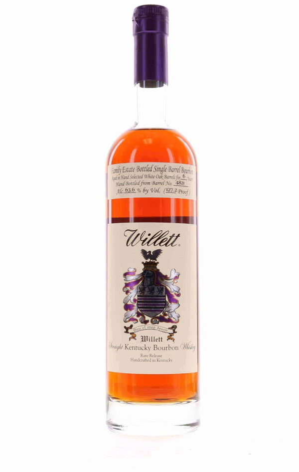 Willett Family Estate Bourbon Aged 6 Years Barrel No.4821 (127.2 Proof) for Grand Cru - Flask Fine Wine & Whisky