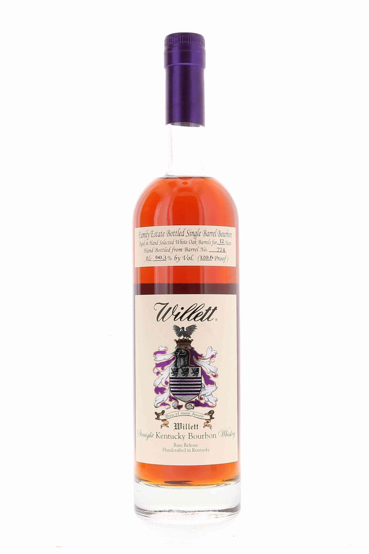 Willett Family Estate Single Barrel Bourbon 12 year #774 120.6 Proof [Original Tube] - Flask Fine Wine & Whisky