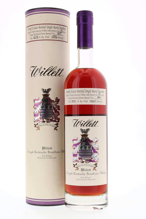 Willett Family Estate Single Barrel Bourbon 13 Year #819 123.6 Proof [With Tube] 750ml - Flask Fine Wine & Whisky