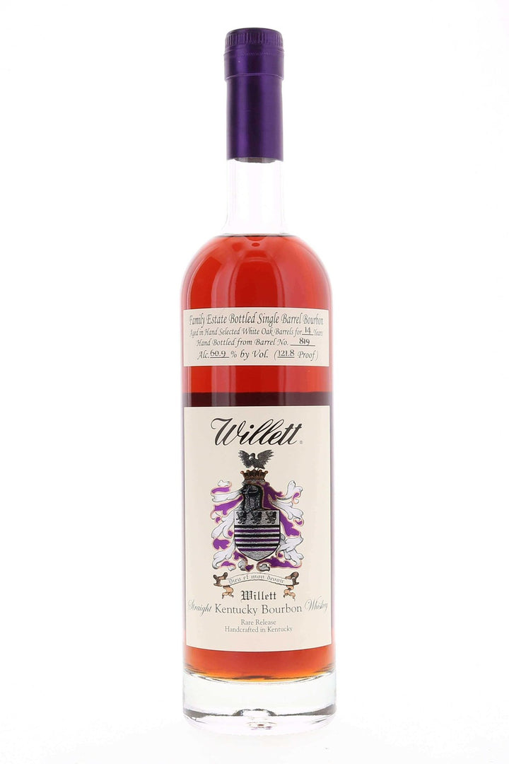 Willett Family Estate Single Barrel Bourbon 14 year #819 121.8 Proof - Flask Fine Wine & Whisky