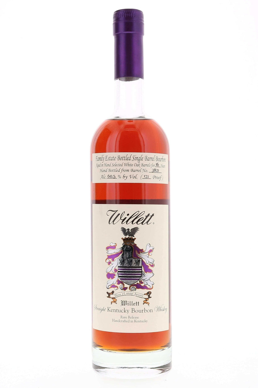 Willett Family Estate Single Barrel Bourbon 16 year #3821 121 Proof Kings Ransom Selection - Flask Fine Wine & Whisky