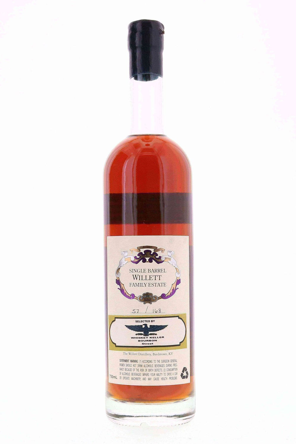 Willett Family Estate Single Barrel Bourbon 4 year #873 122.2 Proof Selected by Mr. Bourbon - Flask Fine Wine & Whisky