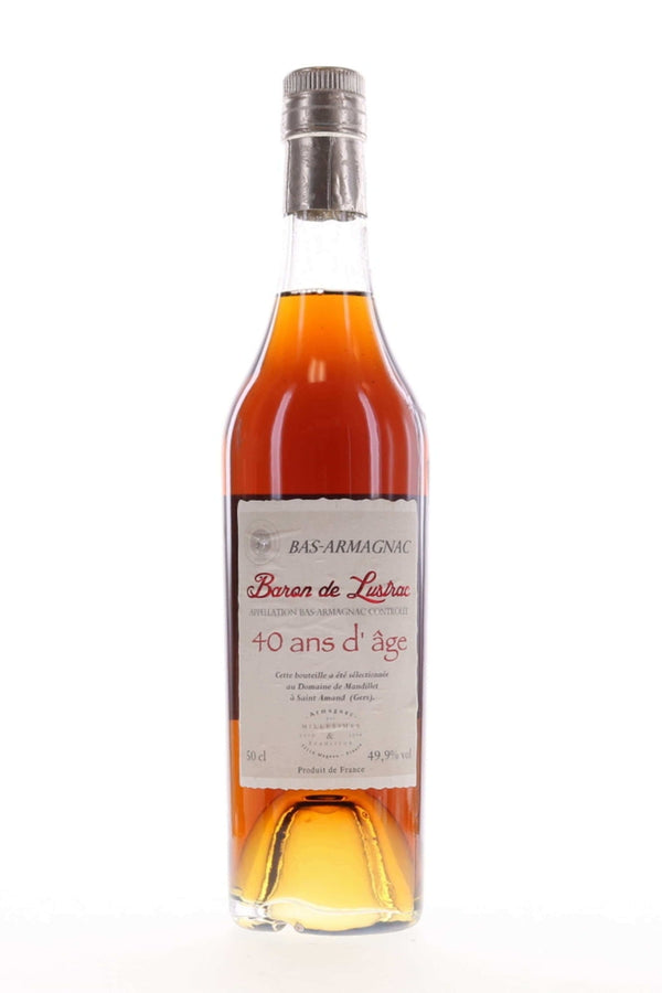 Baron de Lustrac Bas Armagnac 40 Year 50cl - Flask Fine Wine & Whisky