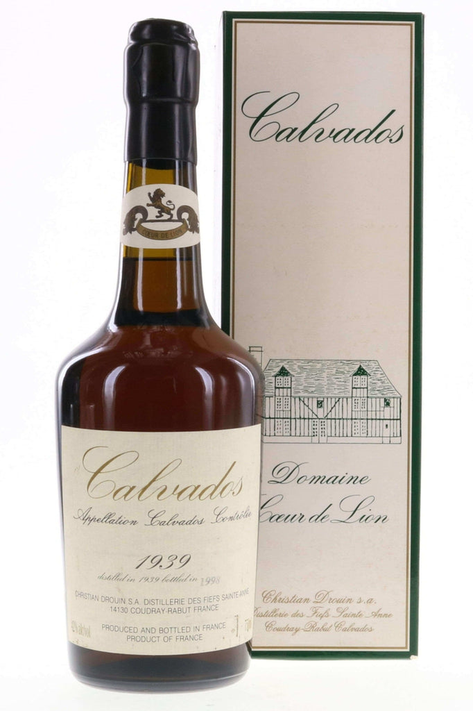 Christian Drouin 1939 Calvados Coeur de Lion 750ml - Flask Fine Wine & Whisky