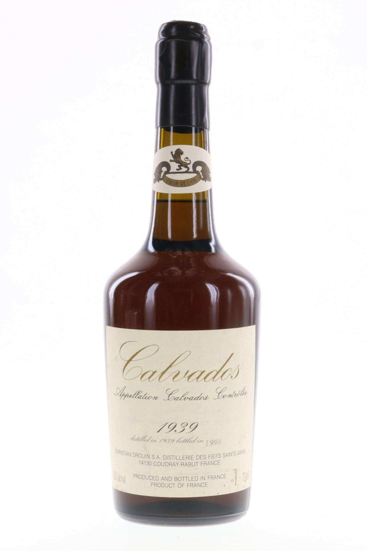 Christian Drouin 1939 Calvados Coeur de Lion 750ml - Flask Fine Wine & Whisky