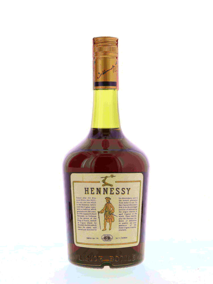 Hennessy Bras Arme Cognac 1970s 4/5 Quart - Flask Fine Wine & Whisky