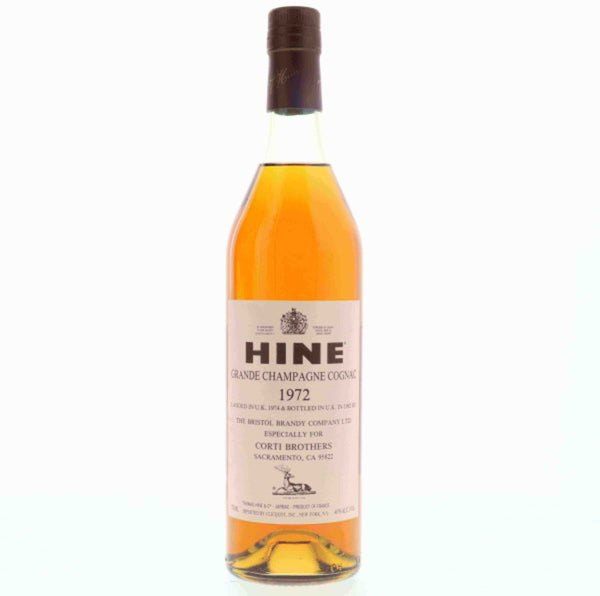Hine Grande Champagne Cognac Early Landed 1972 for Corti Bros. - Flask Fine Wine & Whisky