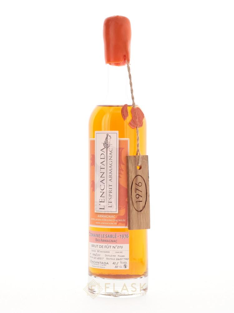 L'Encantada Domaine Le Sable 1976 Brut de Fut No.016 Bas Armagnac 50cl - Flask Fine Wine & Whisky