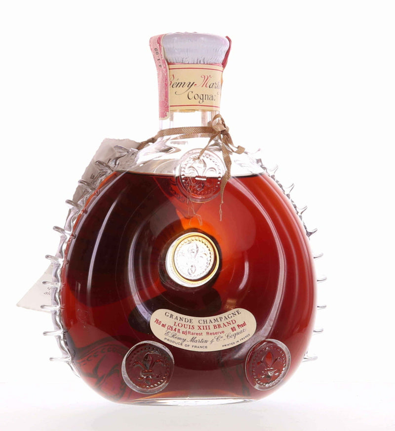 Louis XIII Cognac Early 1970s bottle, Octagonal Red Silk Box - Flask Fine Wine & Whisky