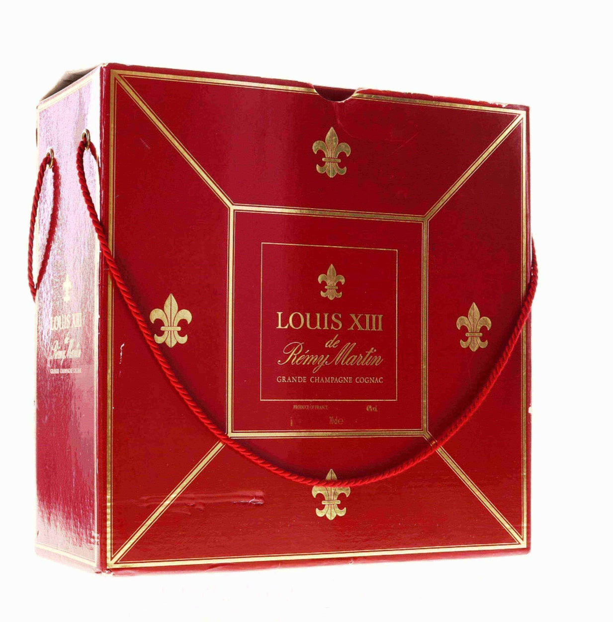 Louis XIII Cognac Red & Gold Box 1980s