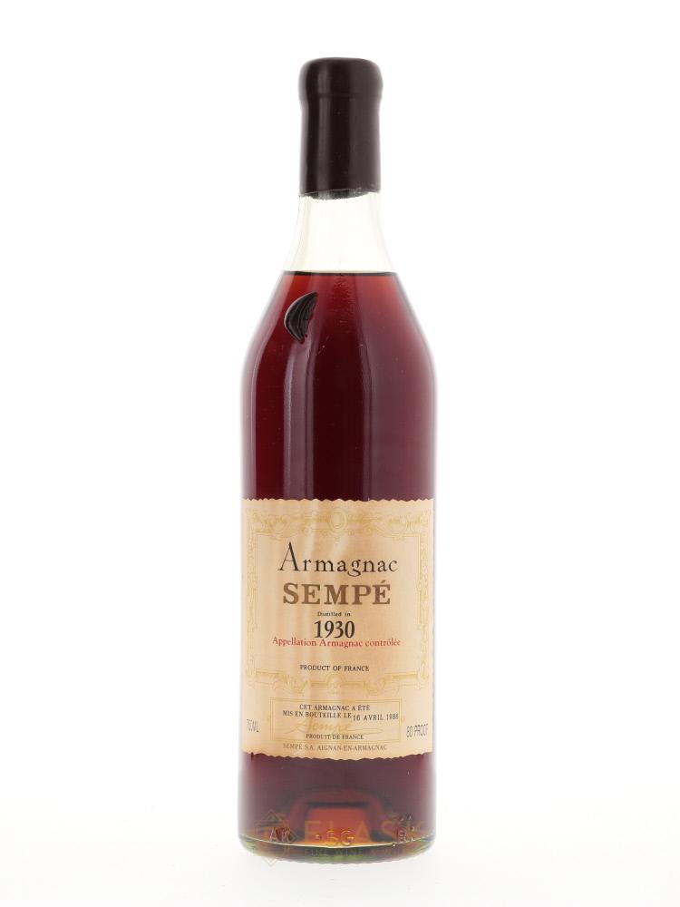 Sempe Armagnac 1930 750ml [Original Wood Box] - Flask Fine Wine & Whisky