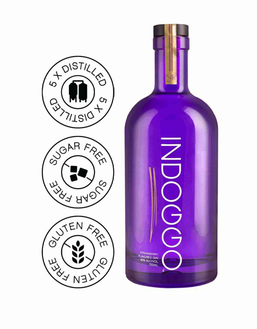 Snoop Dogg Indoggo Gin 750ml - Flask Fine Wine & Whisky