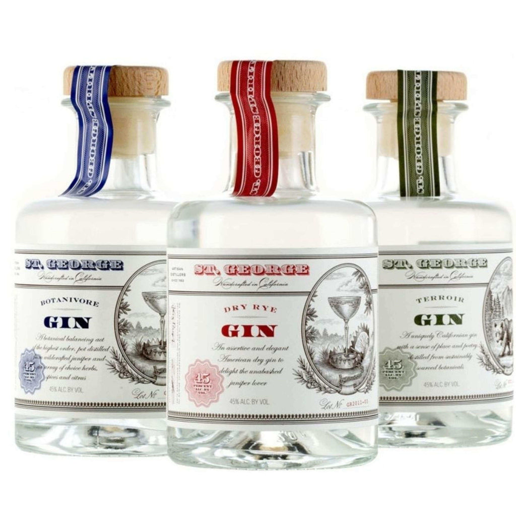 St George Gin Gift Trio - Flask Fine Wine & Whisky