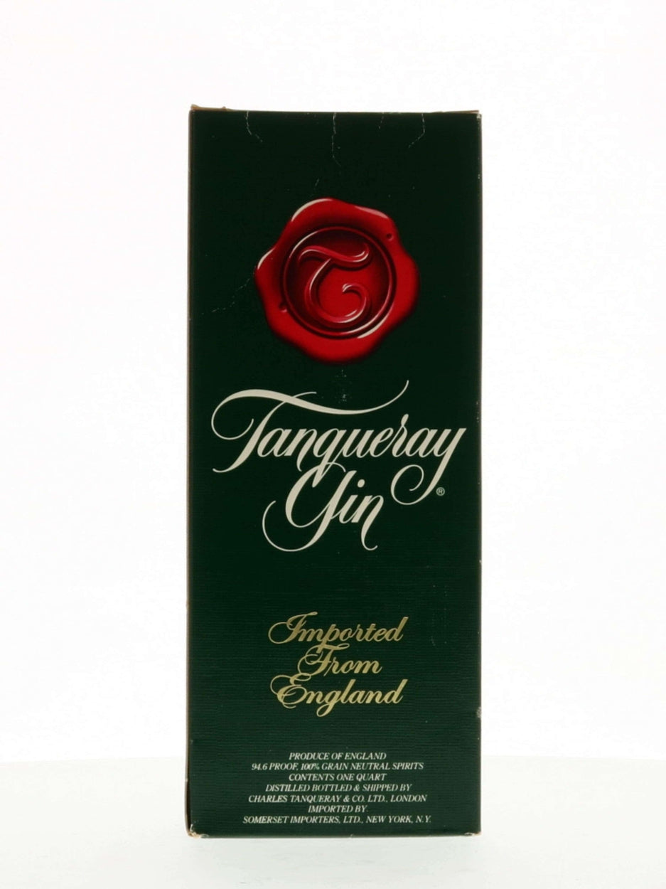 Tanqueray Special Dry Gin 1960s One Quart - Flask Fine Wine & Whisky